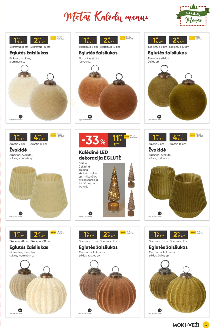 MOKI VEŽI akcijų leidinys „Kalėdų menas“ puslapis 3