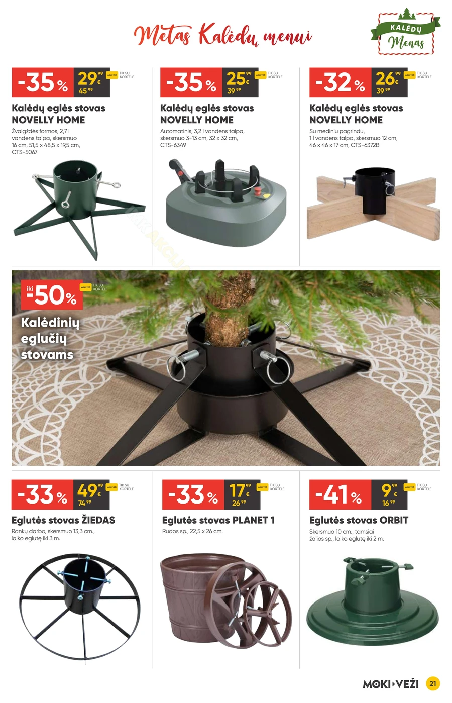 MOKI VEŽI akcijų leidinys „Kalėdų menas“ puslapis 21