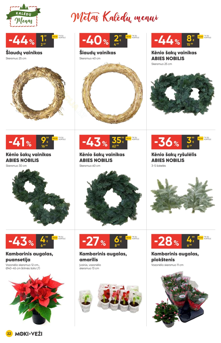 MOKI VEŽI akcijų leidinys „Kalėdų menas“ puslapis 22