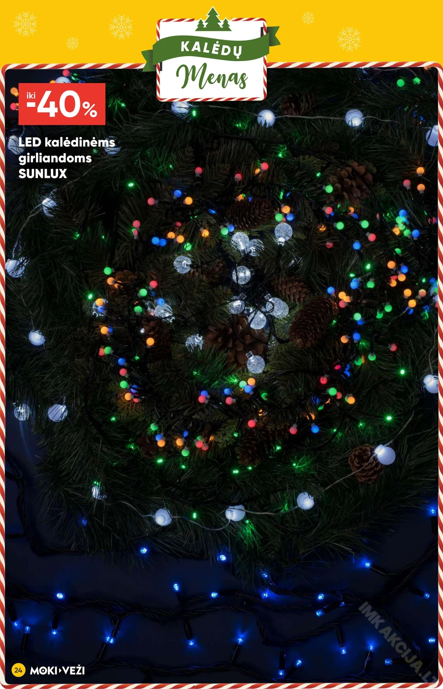 MOKI VEŽI akcijų leidinys „Kalėdų menas“ puslapis 24