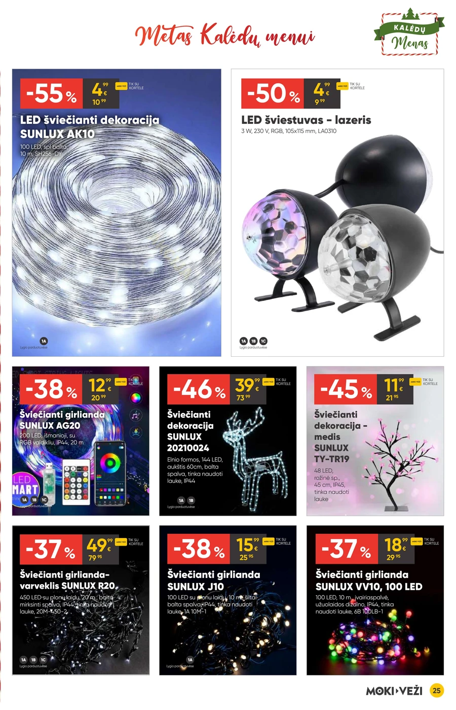 MOKI VEŽI akcijų leidinys „Kalėdų menas“ puslapis 25