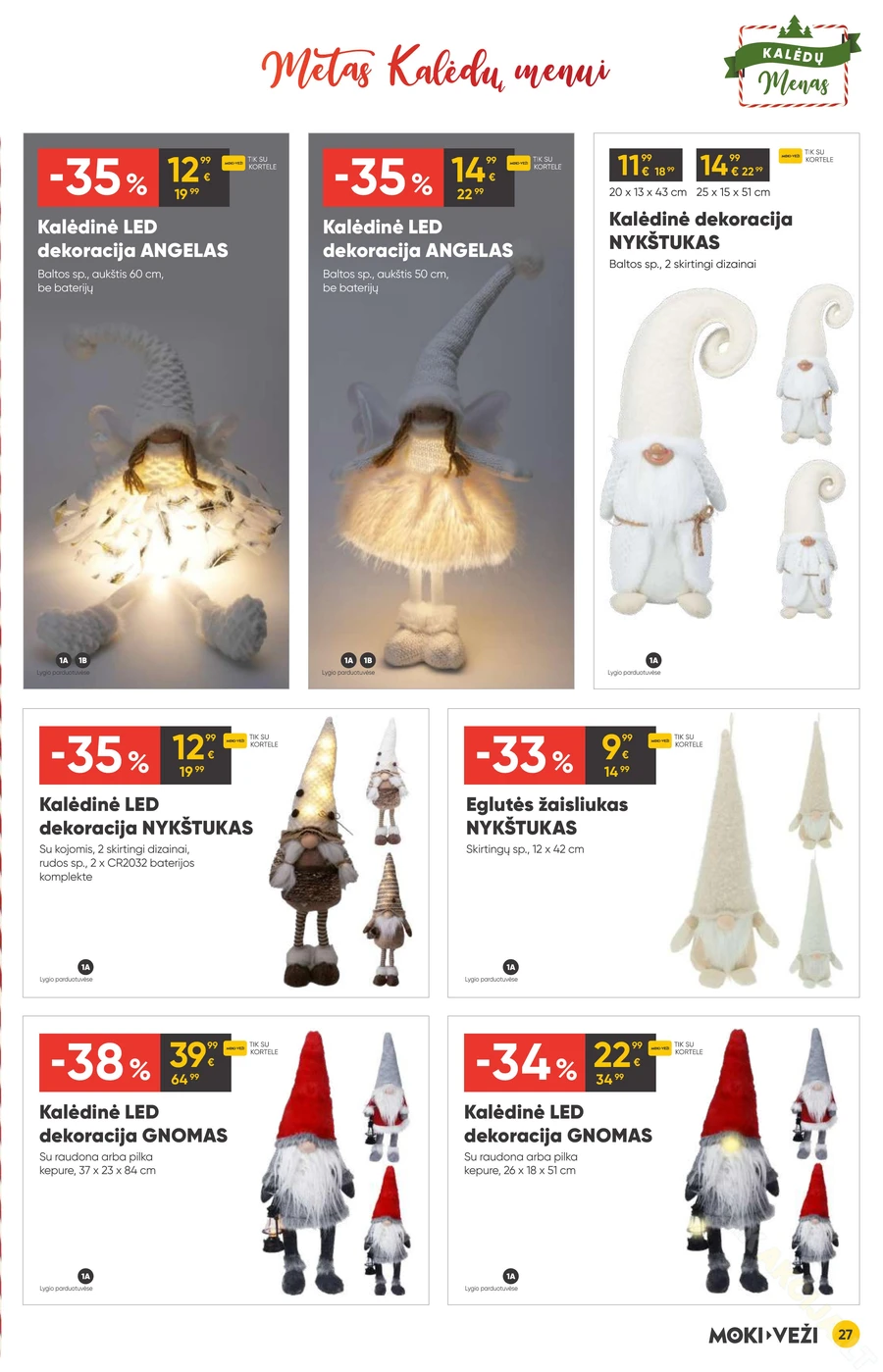 MOKI VEŽI akcijų leidinys „Kalėdų menas“ puslapis 27