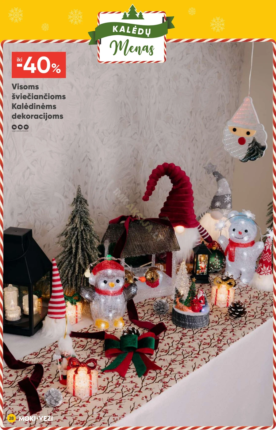 MOKI VEŽI akcijų leidinys „Kalėdų menas“ puslapis 28