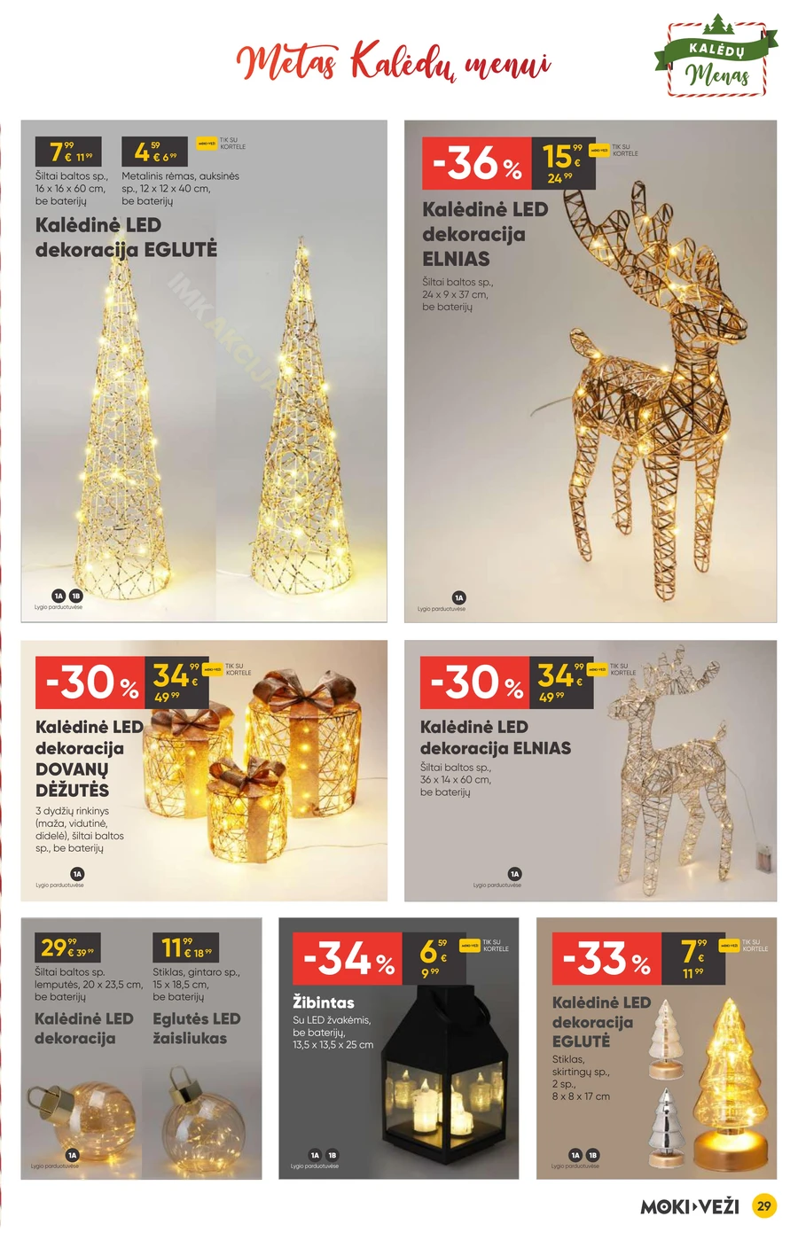 MOKI VEŽI akcijų leidinys „Kalėdų menas“ puslapis 29