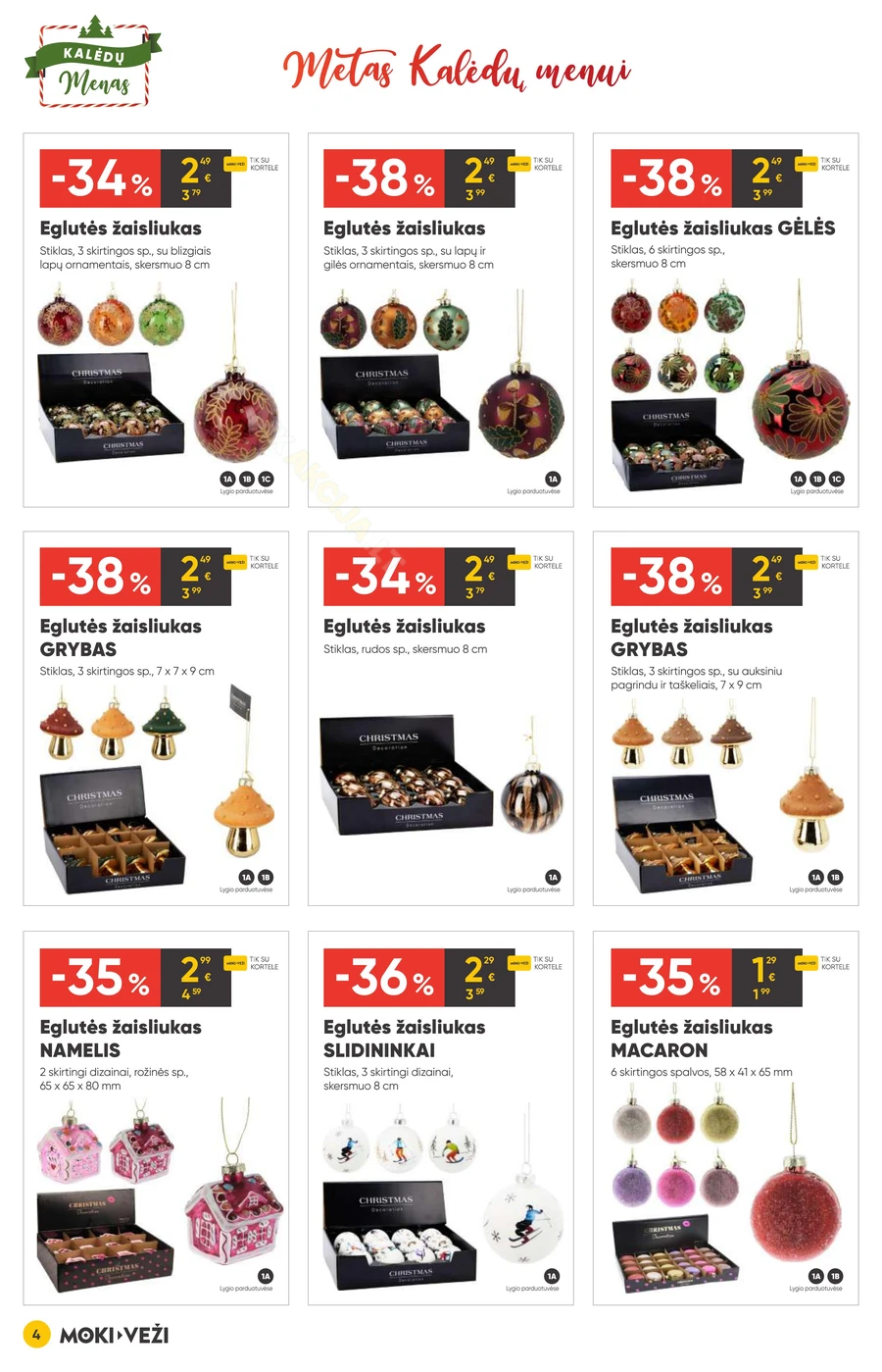 MOKI VEŽI akcijų leidinys „Kalėdų menas“ puslapis 4