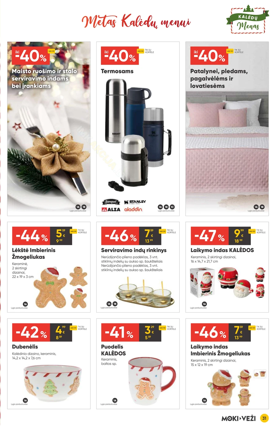 MOKI VEŽI akcijų leidinys „Kalėdų menas“ puslapis 31