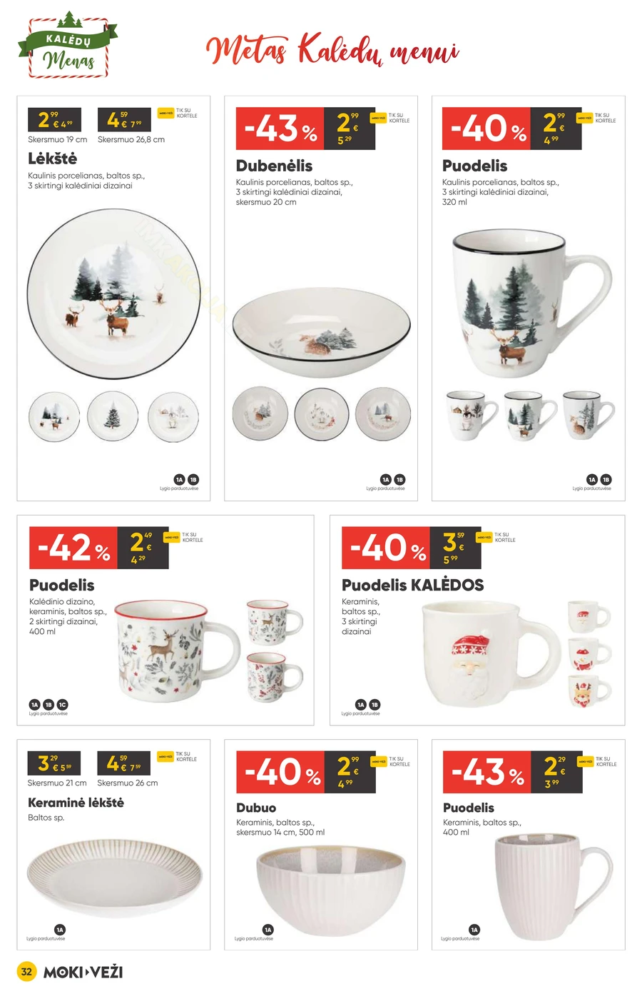 MOKI VEŽI akcijų leidinys „Kalėdų menas“ puslapis 32
