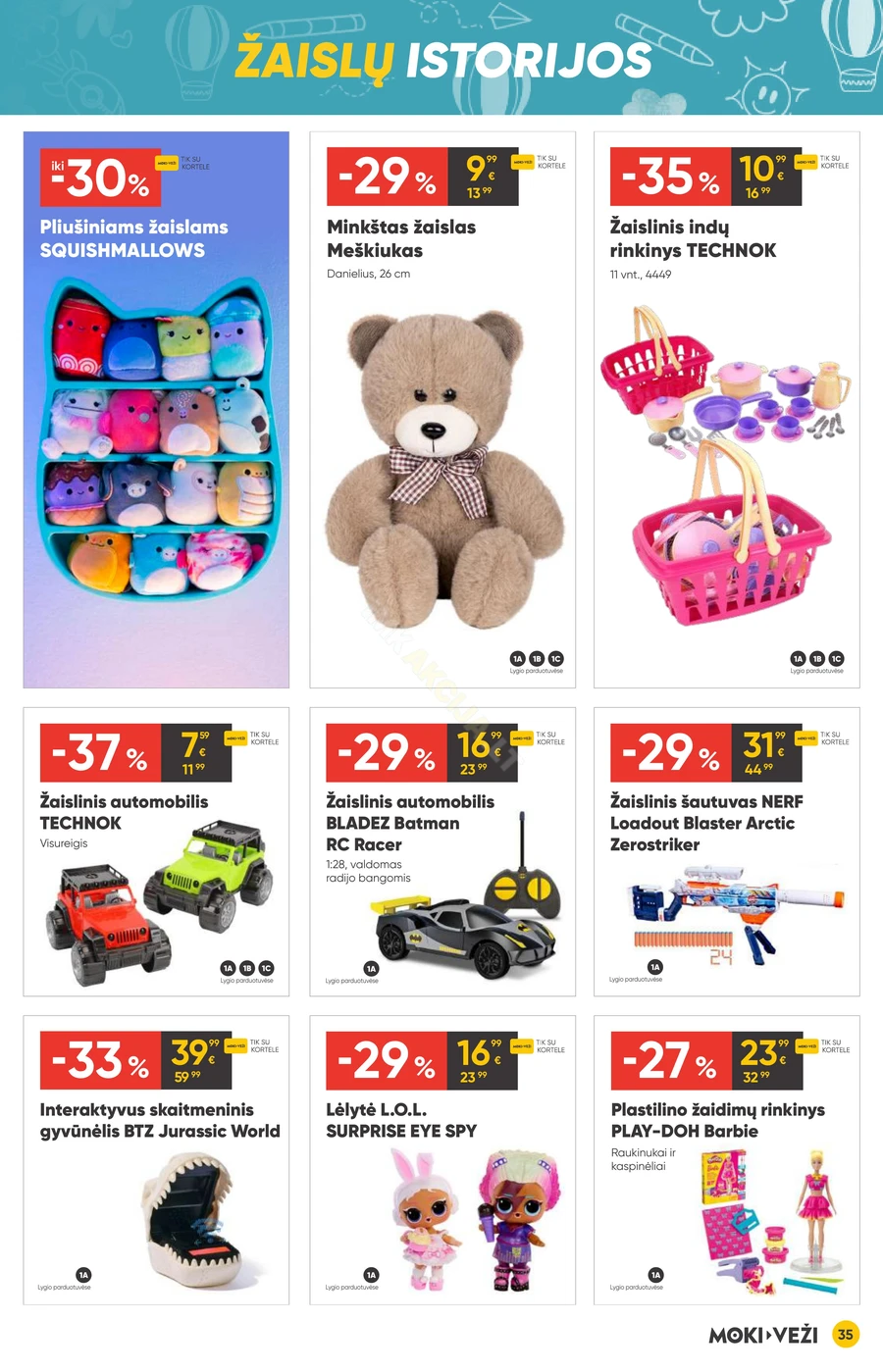 MOKI VEŽI akcijų leidinys „Kalėdų menas“ puslapis 35