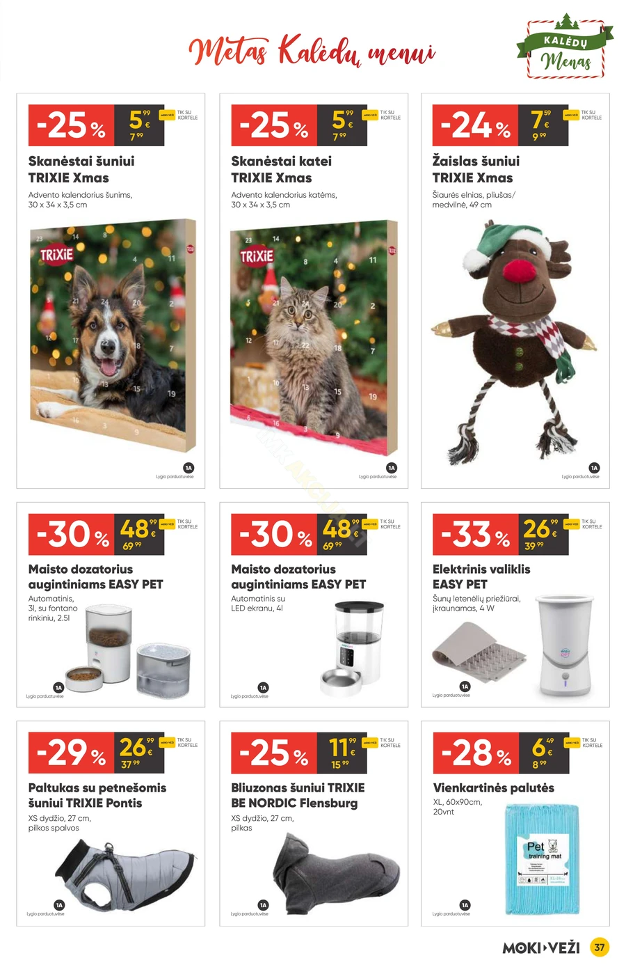 MOKI VEŽI akcijų leidinys „Kalėdų menas“ puslapis 37