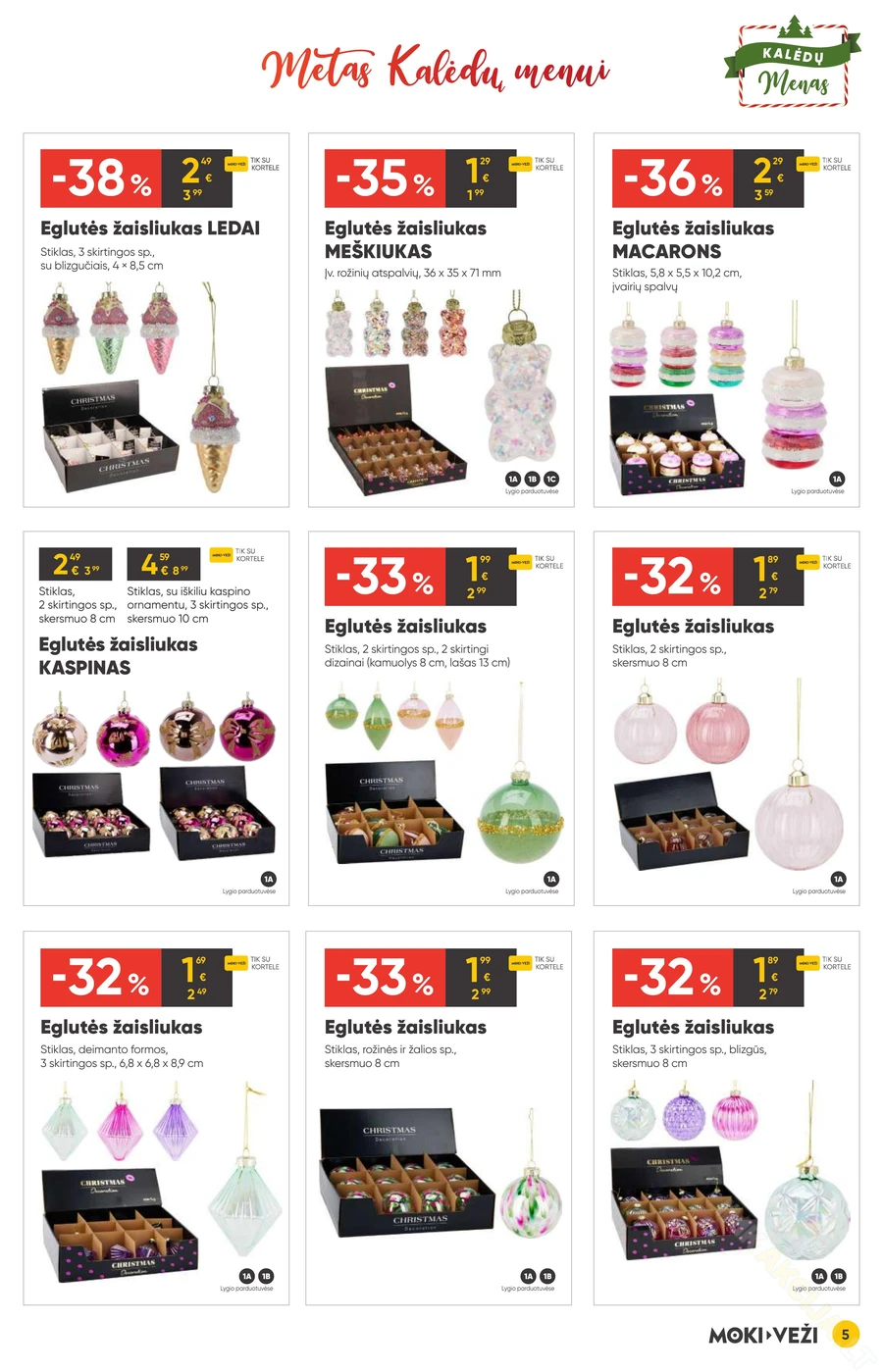 MOKI VEŽI akcijų leidinys „Kalėdų menas“ puslapis 5