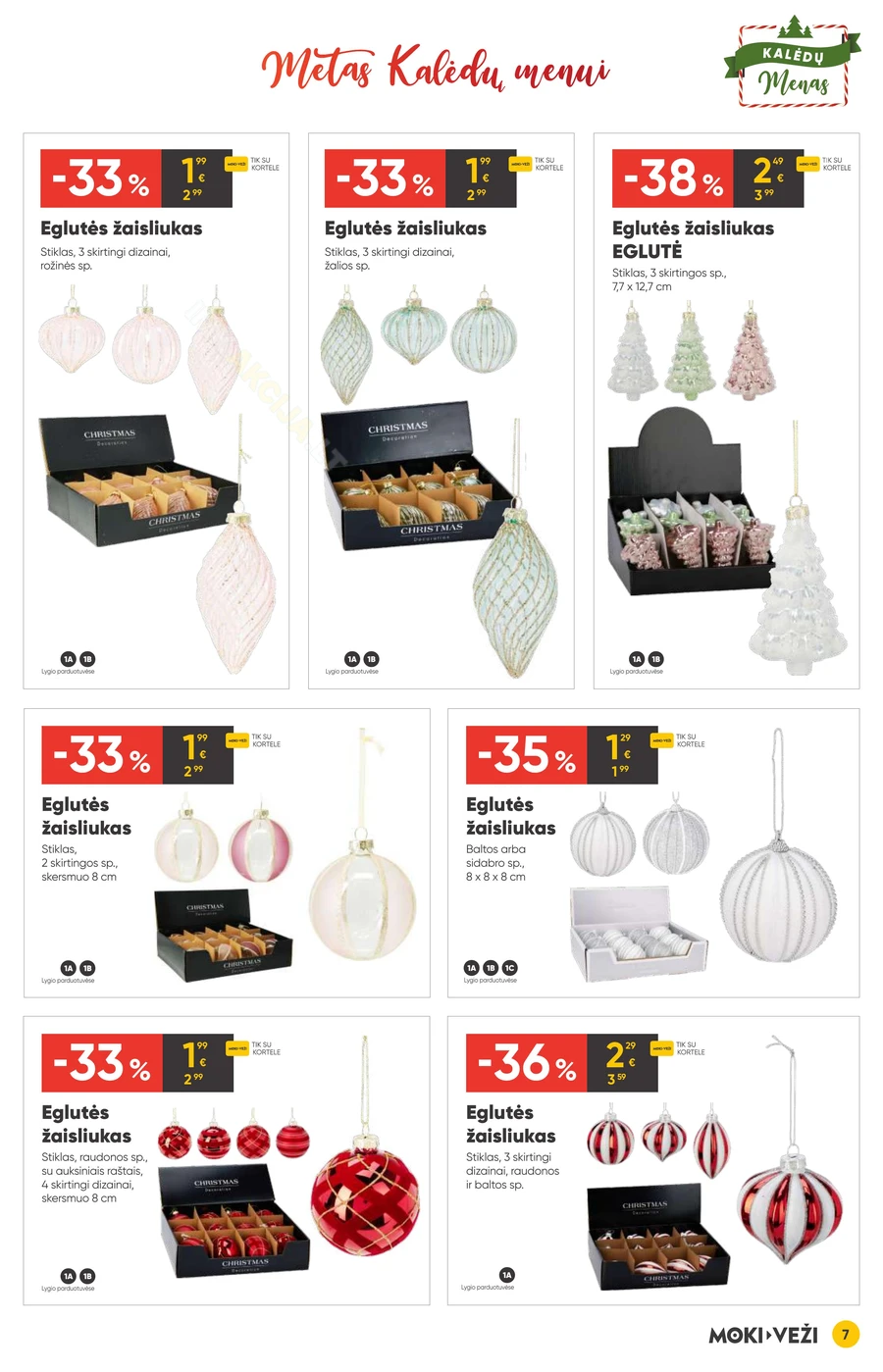 MOKI VEŽI akcijų leidinys „Kalėdų menas“ puslapis 7