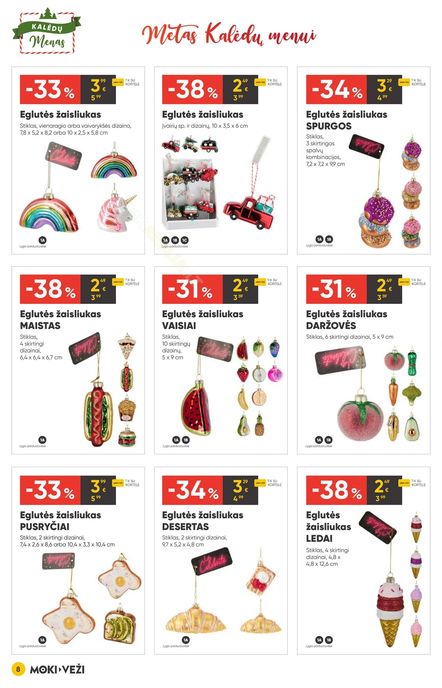 MOKI VEŽI akcijų leidinys „Kalėdų menas“ puslapis 8