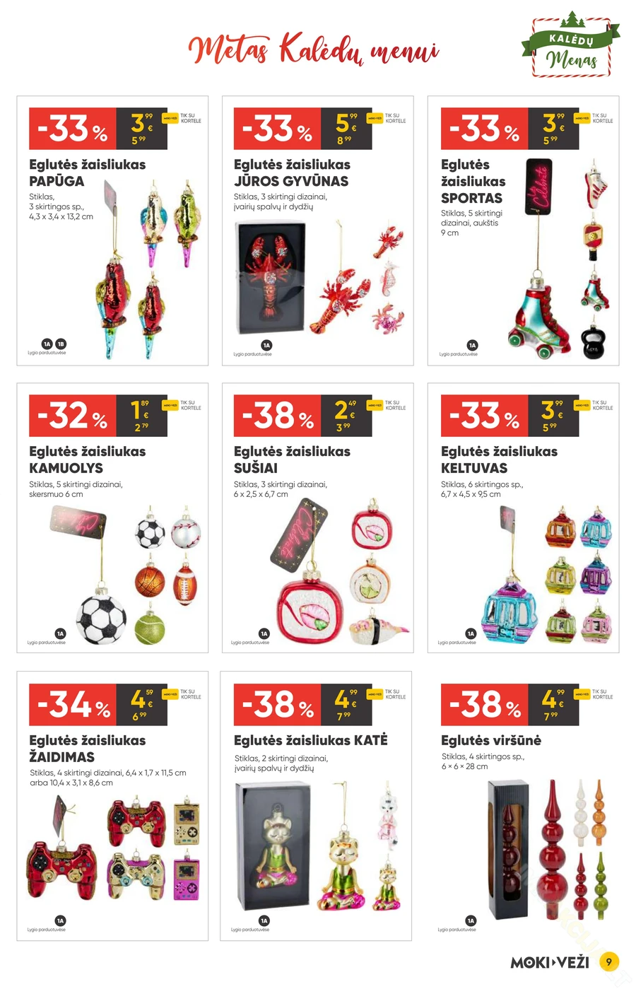 MOKI VEŽI akcijų leidinys „Kalėdų menas“ puslapis 9