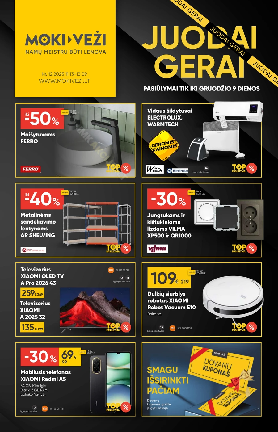 MOKI VEŽI akcijų leidinys puslapis 1