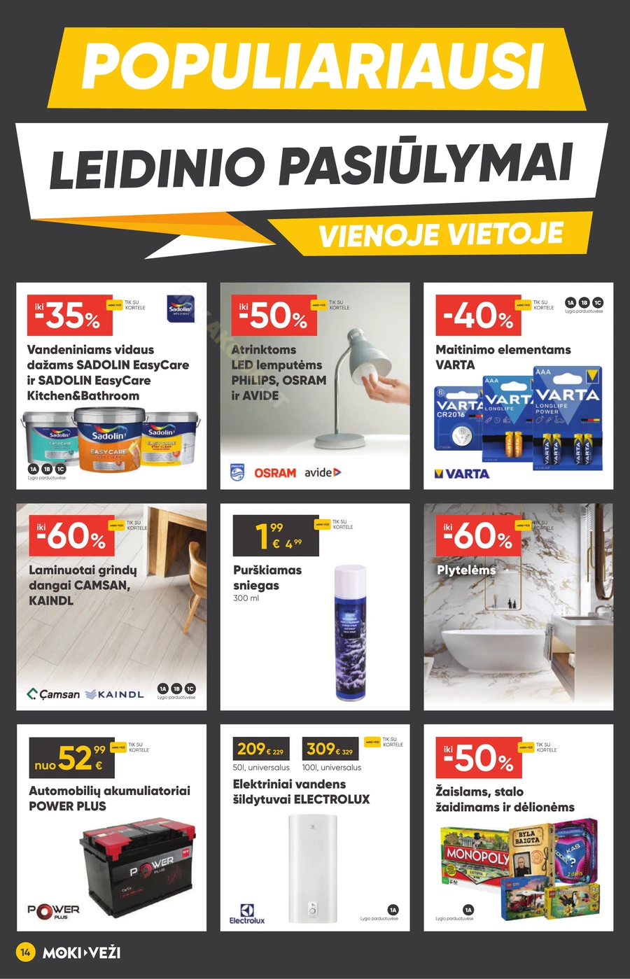 MOKI VEŽI akcijų leidinys puslapis 14