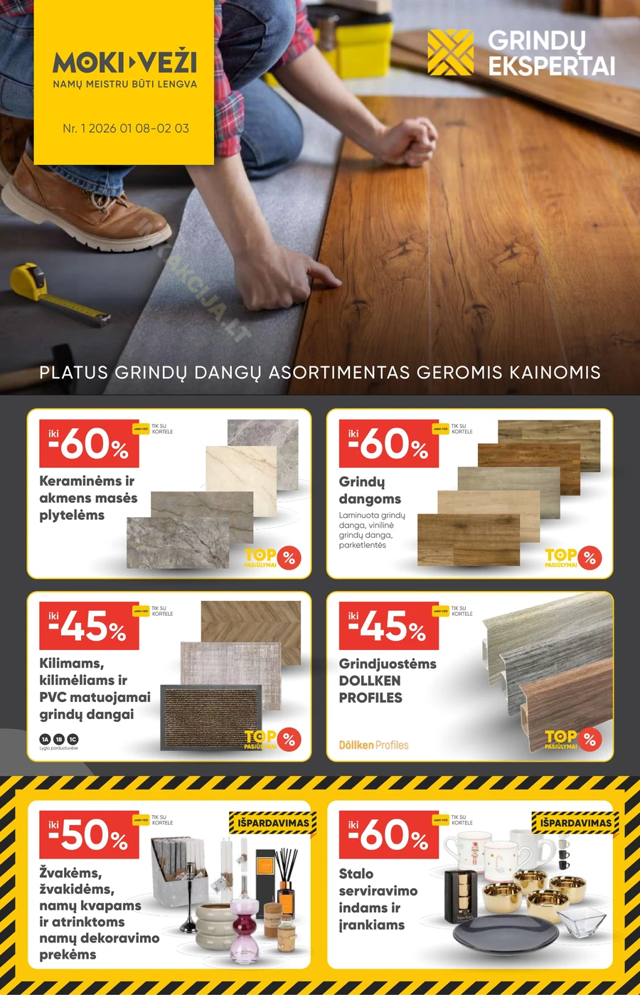 MOKI VEŽI akcijų leidinys puslapis 1