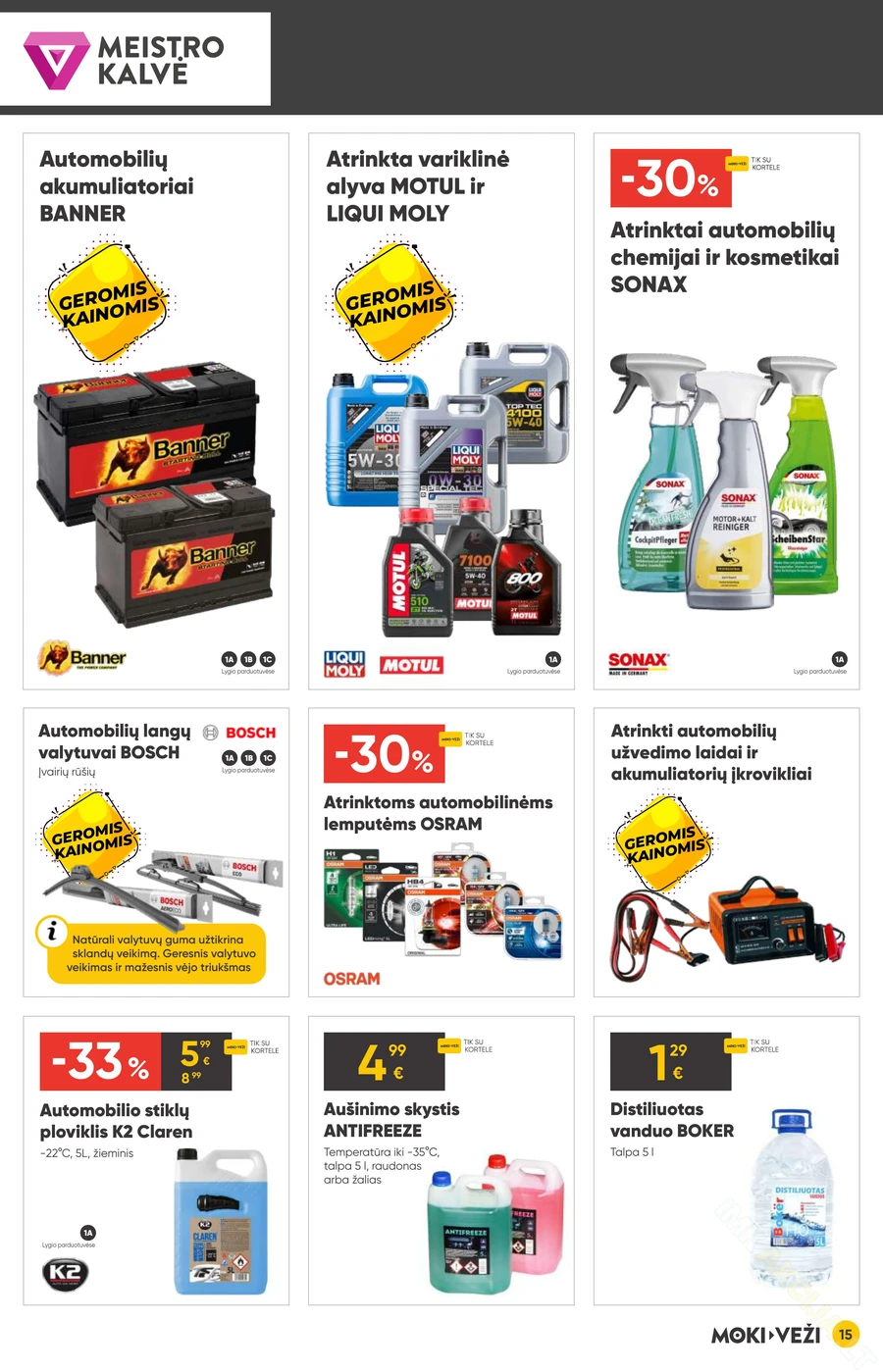 MOKI VEŽI akcijų leidinys puslapis 15