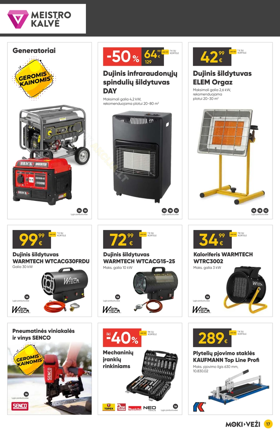 MOKI VEŽI akcijų leidinys puslapis 17