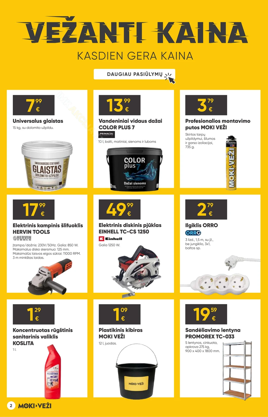 MOKI VEŽI akcijų leidinys puslapis 2