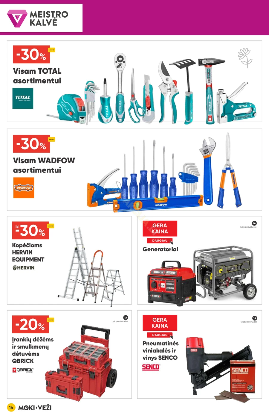 MOKI VEŽI akcijų leidinys puslapis 14