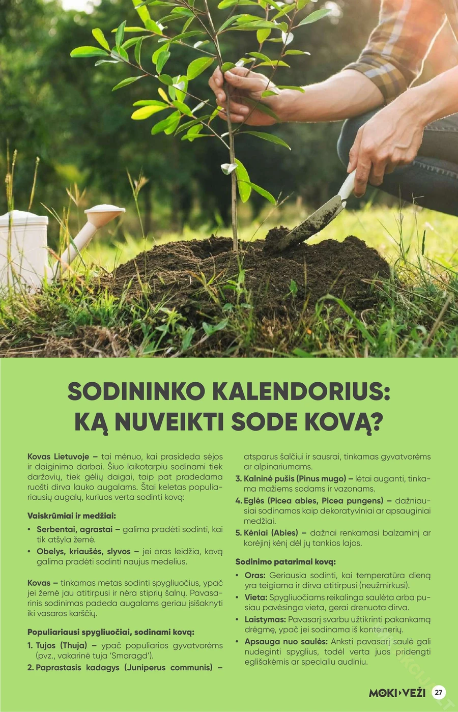 MOKI VEŽI akcijų leidinys puslapis 27