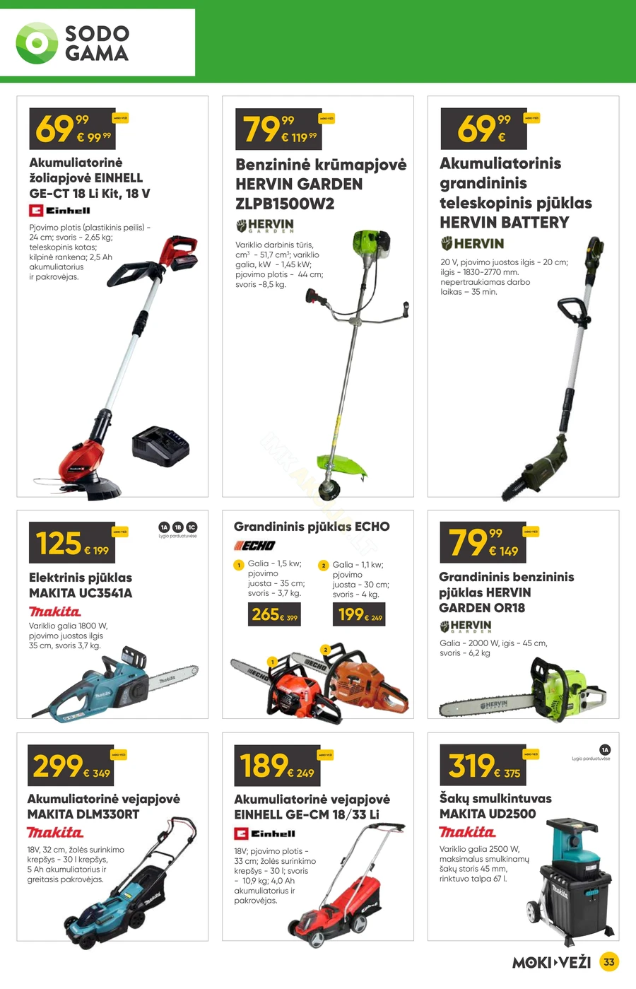 MOKI VEŽI akcijų leidinys puslapis 33