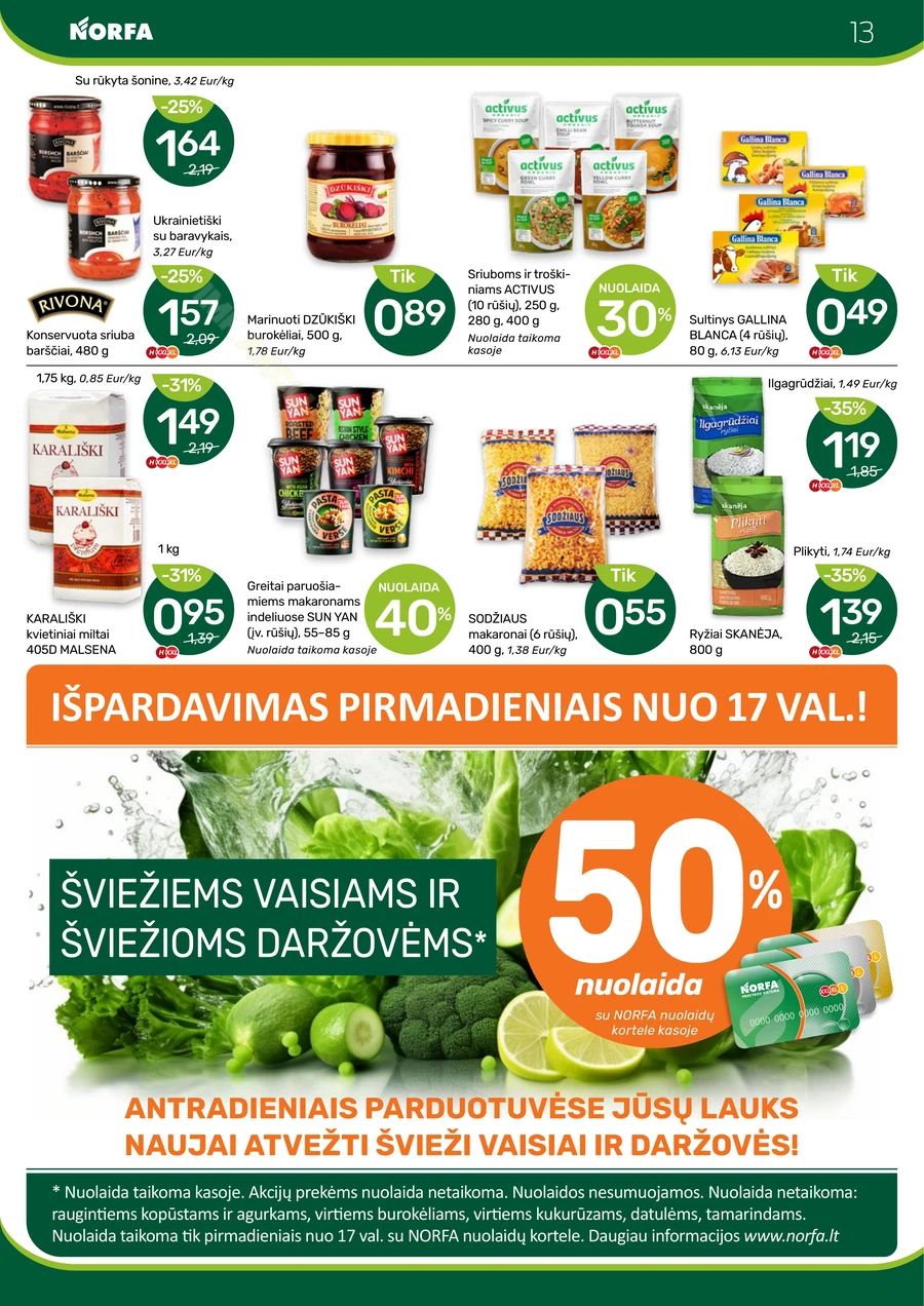 NORFA akcijų leidinys Nr. 12 puslapis 13