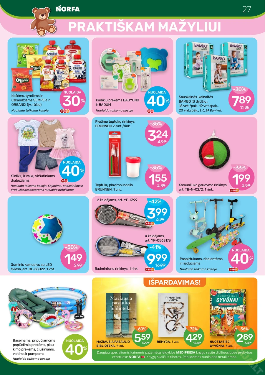 NORFA akcijų leidinys Nr. 12 puslapis 27