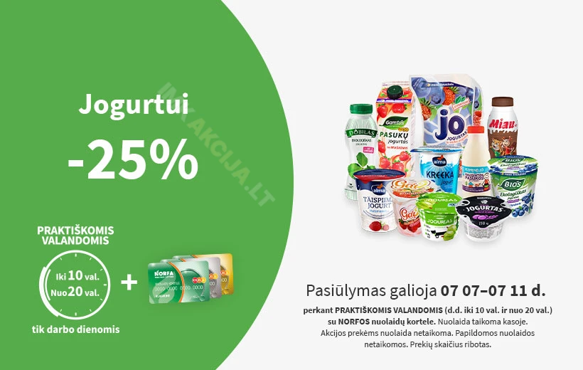 NORFA PRAKTIŠKŲ VALANDŲ pasiūlymai puslapis 1