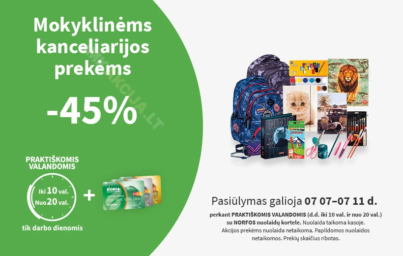 NORFA PRAKTIŠKŲ VALANDŲ pasiūlymai puslapis 3