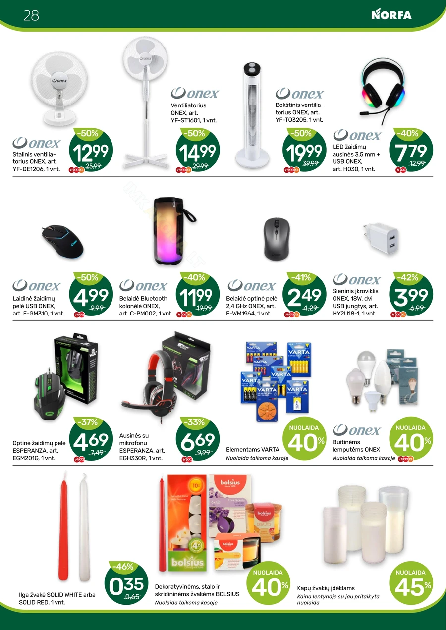 NORFA akcijų leidinys Nr. 15 puslapis 28