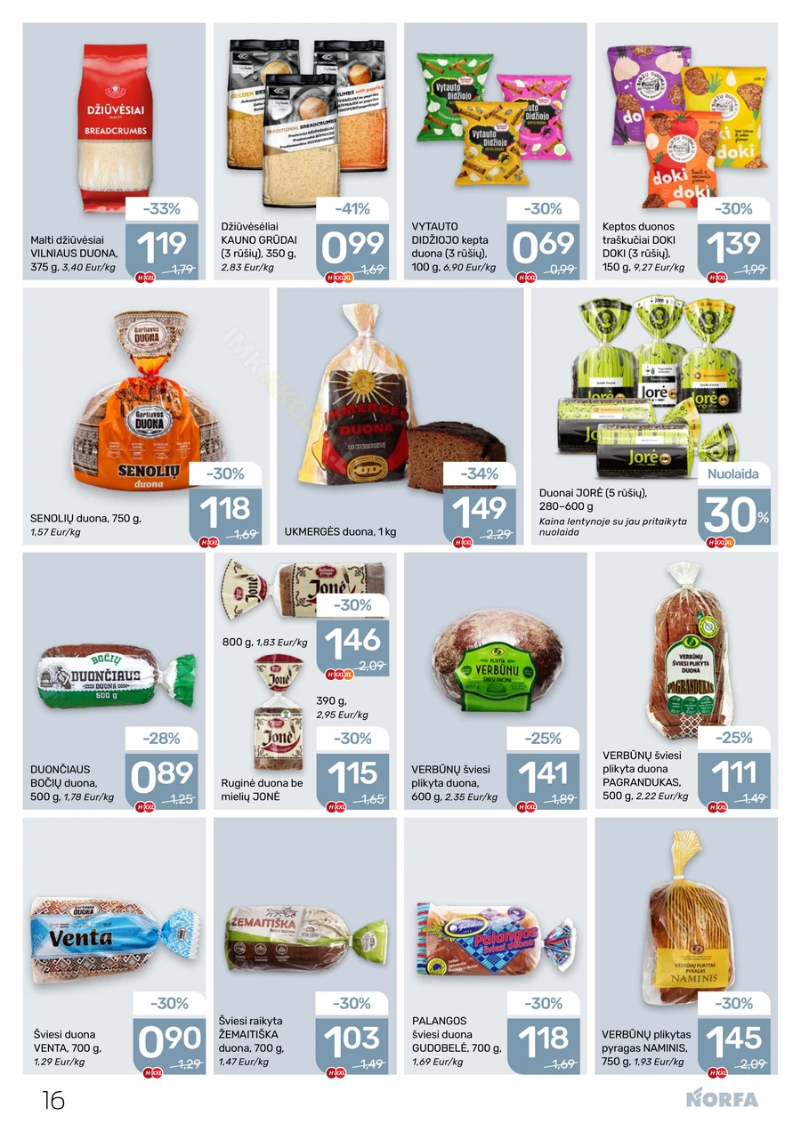 NORFA akcijų leidinys Nr. 23 puslapis 16