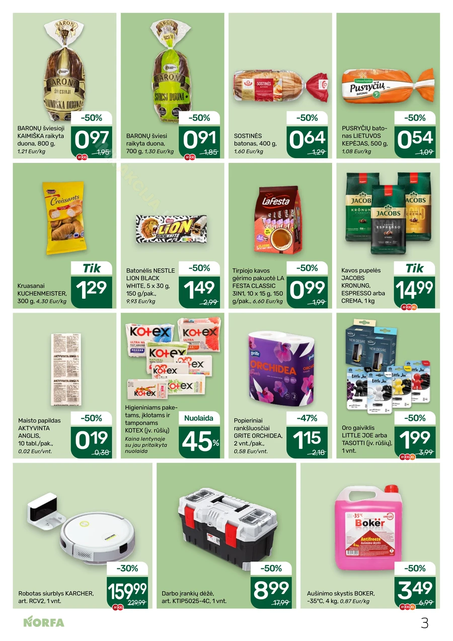NORFA akcijų leidinys Nr. 23 puslapis 3