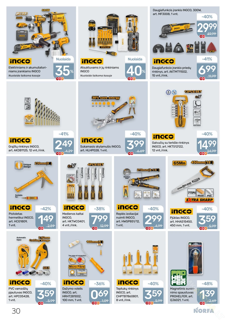 NORFA akcijų leidinys Nr. 23 puslapis 30