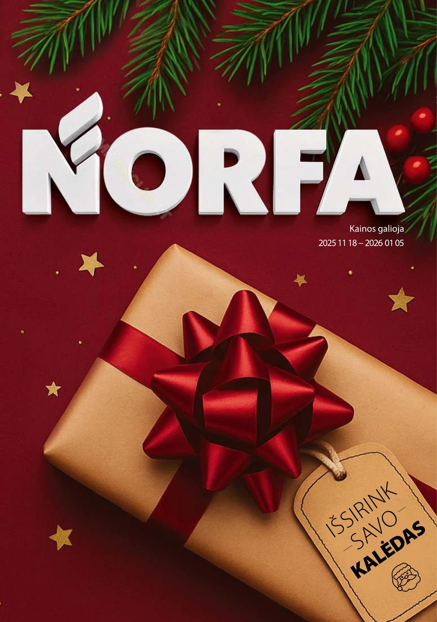 NORFA leidinys „Išsirink savo Kalėdas“ puslapis 1