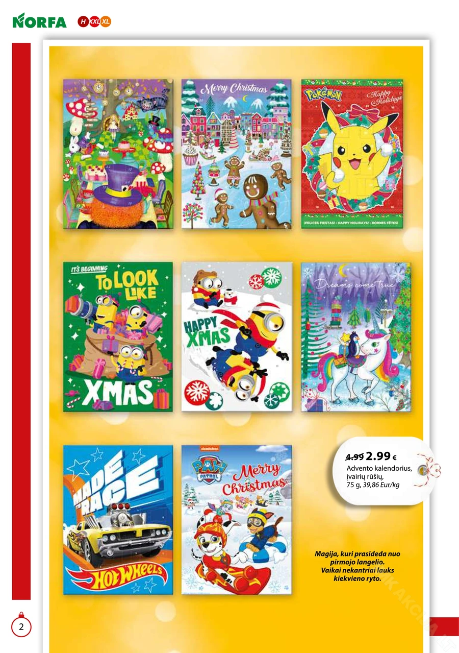 NORFA leidinys „Išsirink savo Kalėdas“ puslapis 2