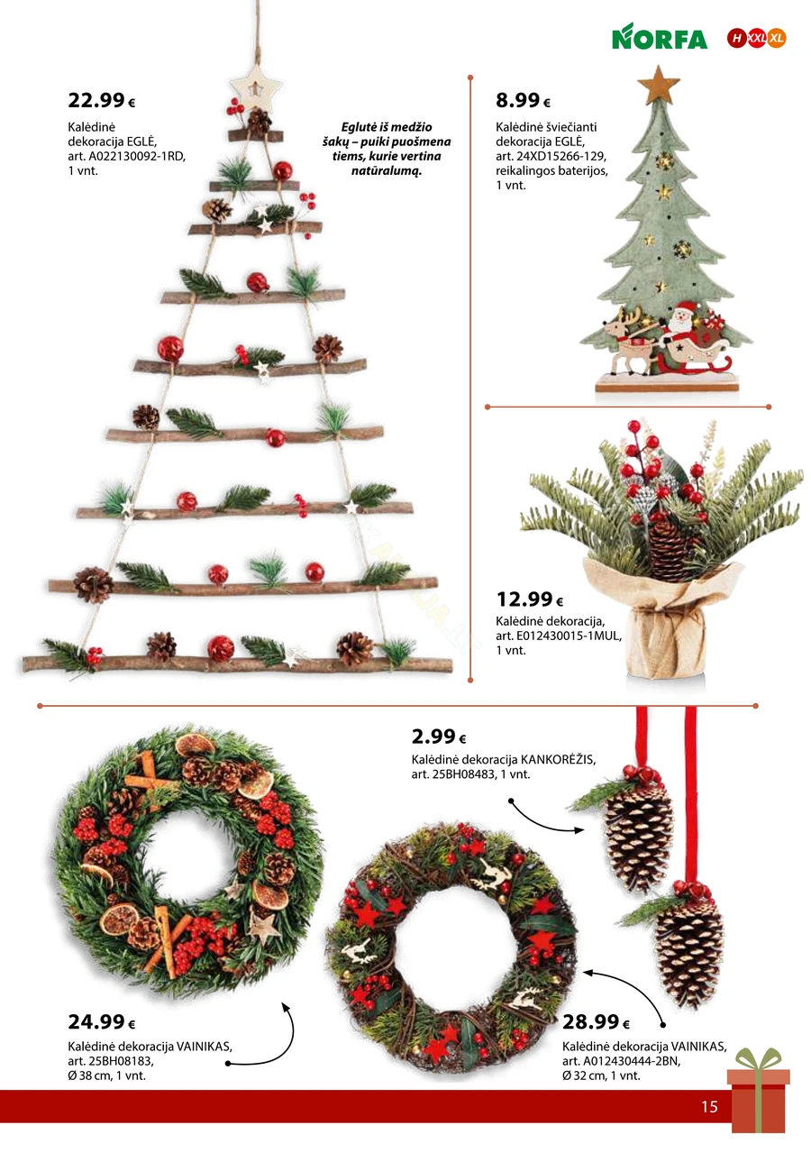 NORFA leidinys „Išsirink savo Kalėdas“ puslapis 15