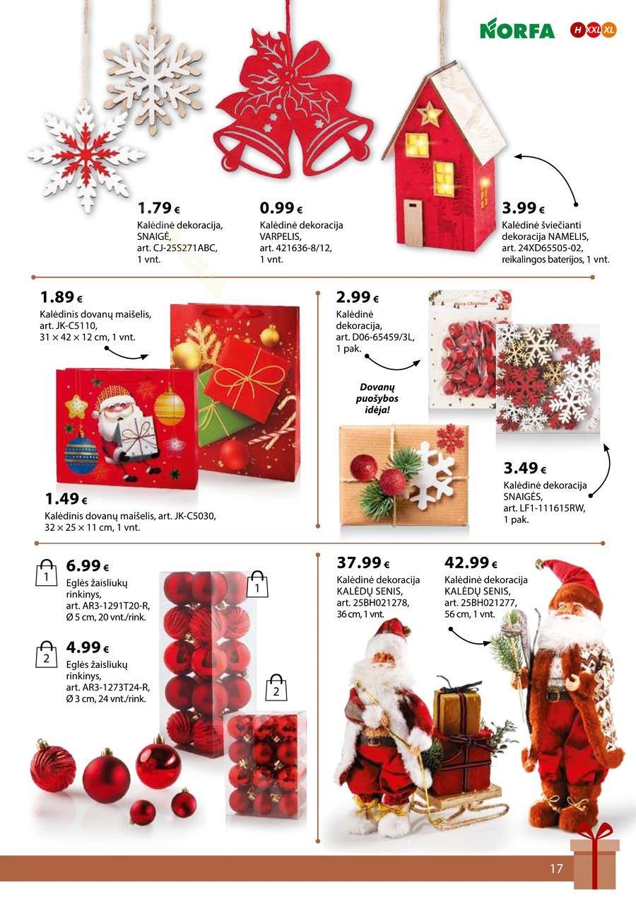NORFA leidinys „Išsirink savo Kalėdas“ puslapis 17