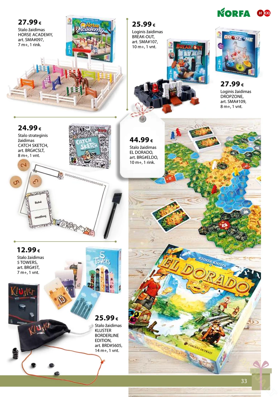 NORFA leidinys „Išsirink savo Kalėdas“ puslapis 33
