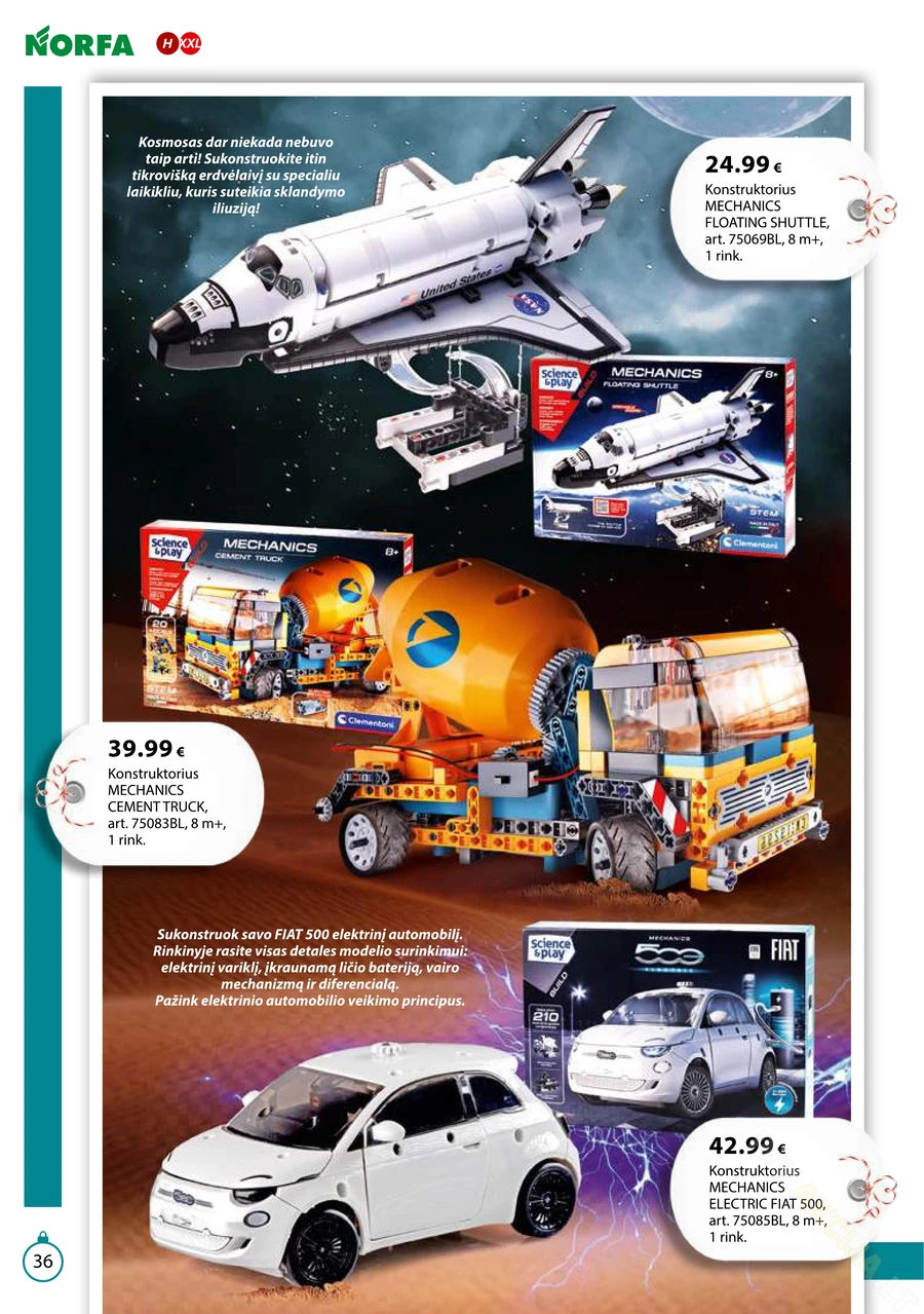 NORFA leidinys „Išsirink savo Kalėdas“ puslapis 36