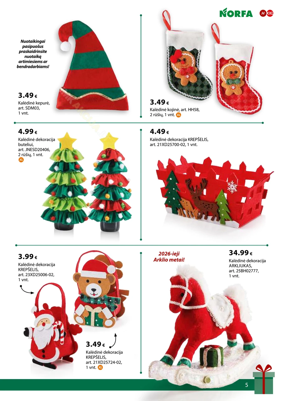 NORFA leidinys „Išsirink savo Kalėdas“ puslapis 5