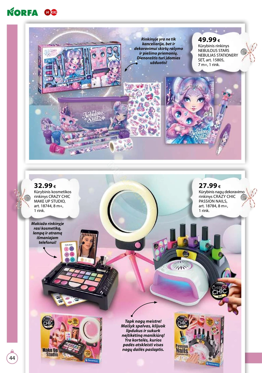 NORFA leidinys „Išsirink savo Kalėdas“ puslapis 44