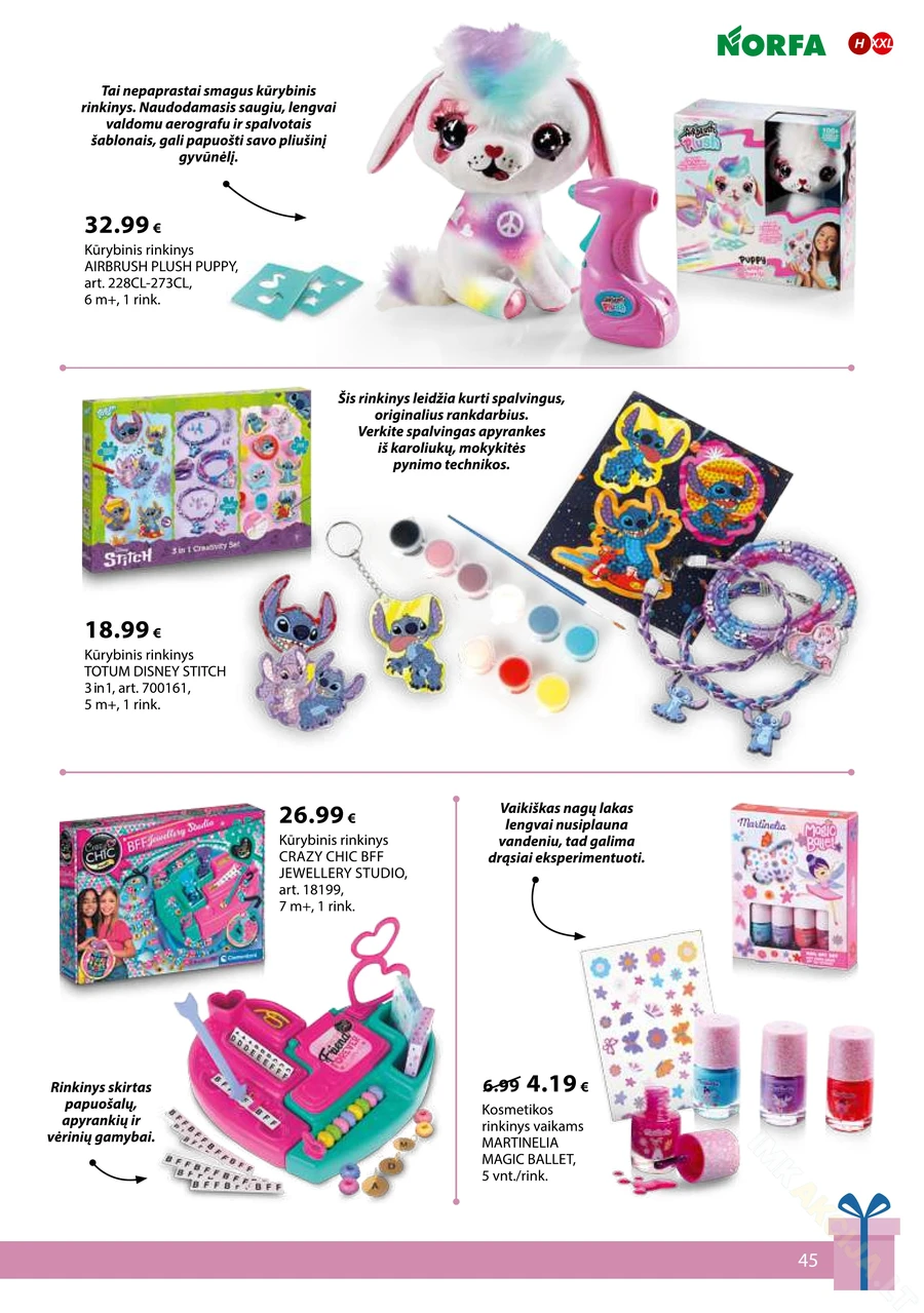 NORFA leidinys „Išsirink savo Kalėdas“ puslapis 45