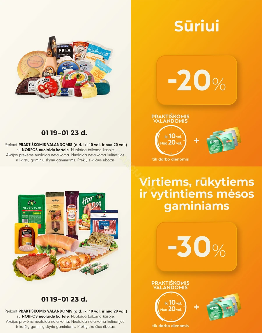 NORFA PRAKTIŠKŲ VALANDŲ pasiūlymai puslapis 1