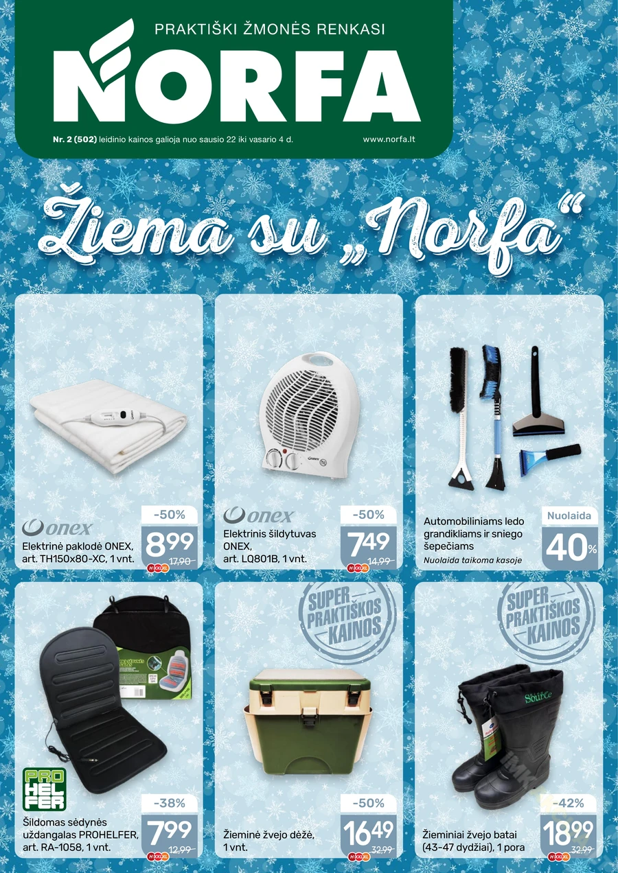 NORFA akcijų leidinys Nr. 2 puslapis 1