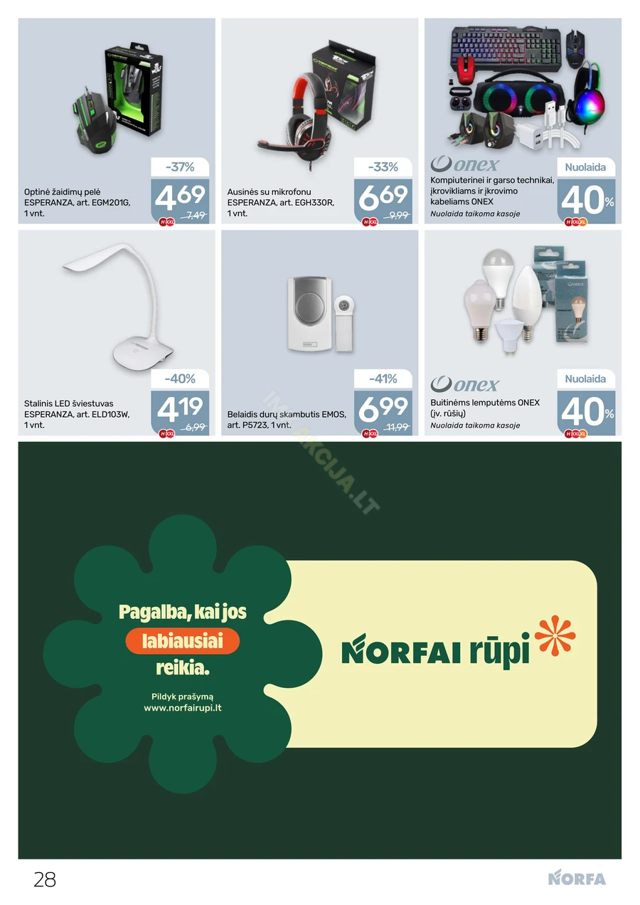 NORFA akcijų leidinys Nr. 2 puslapis 28