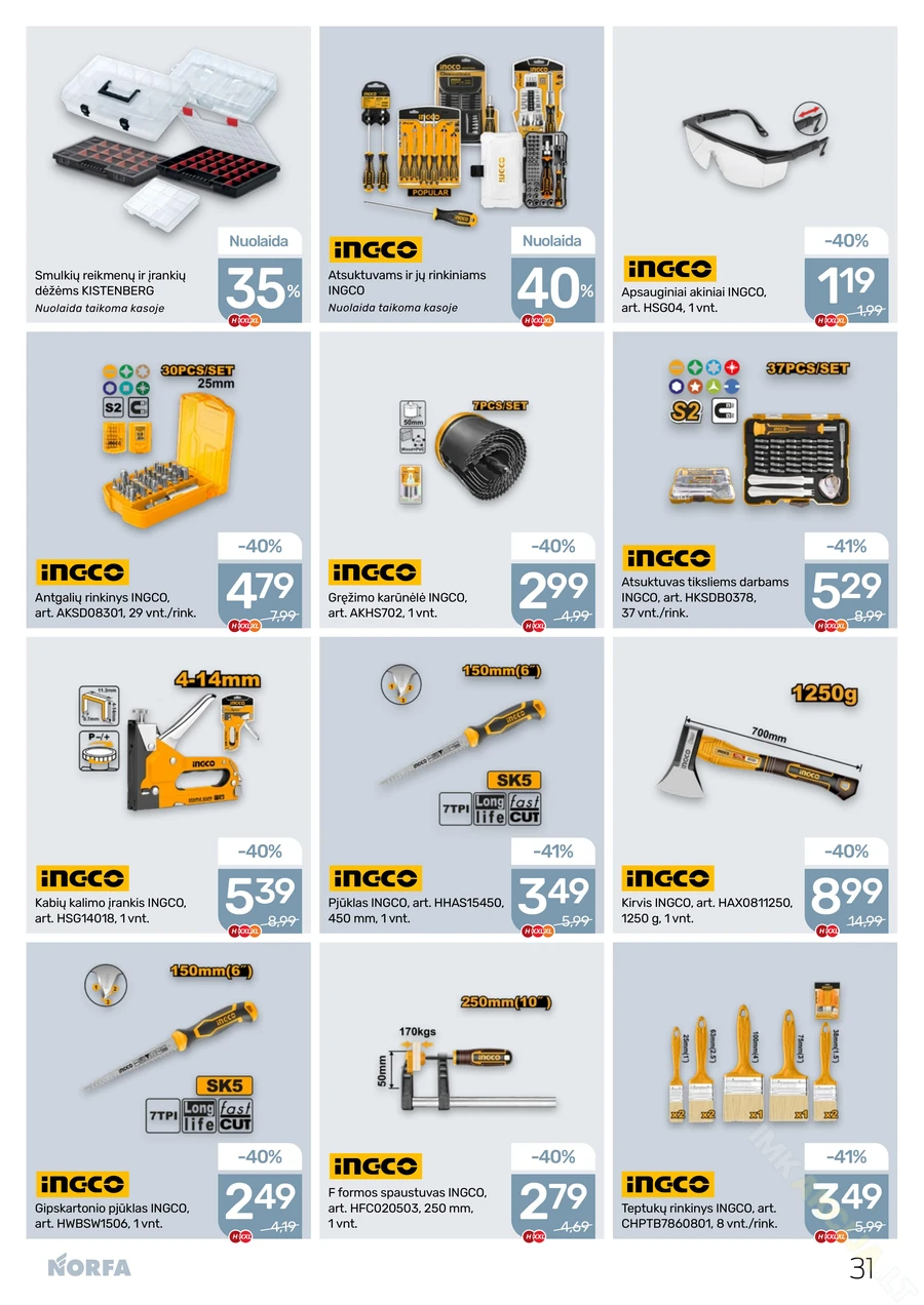 NORFA akcijų leidinys Nr. 2 puslapis 31