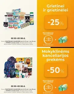 NORFA PRAKTIŠKŲ VALANDŲ pasiūlymai