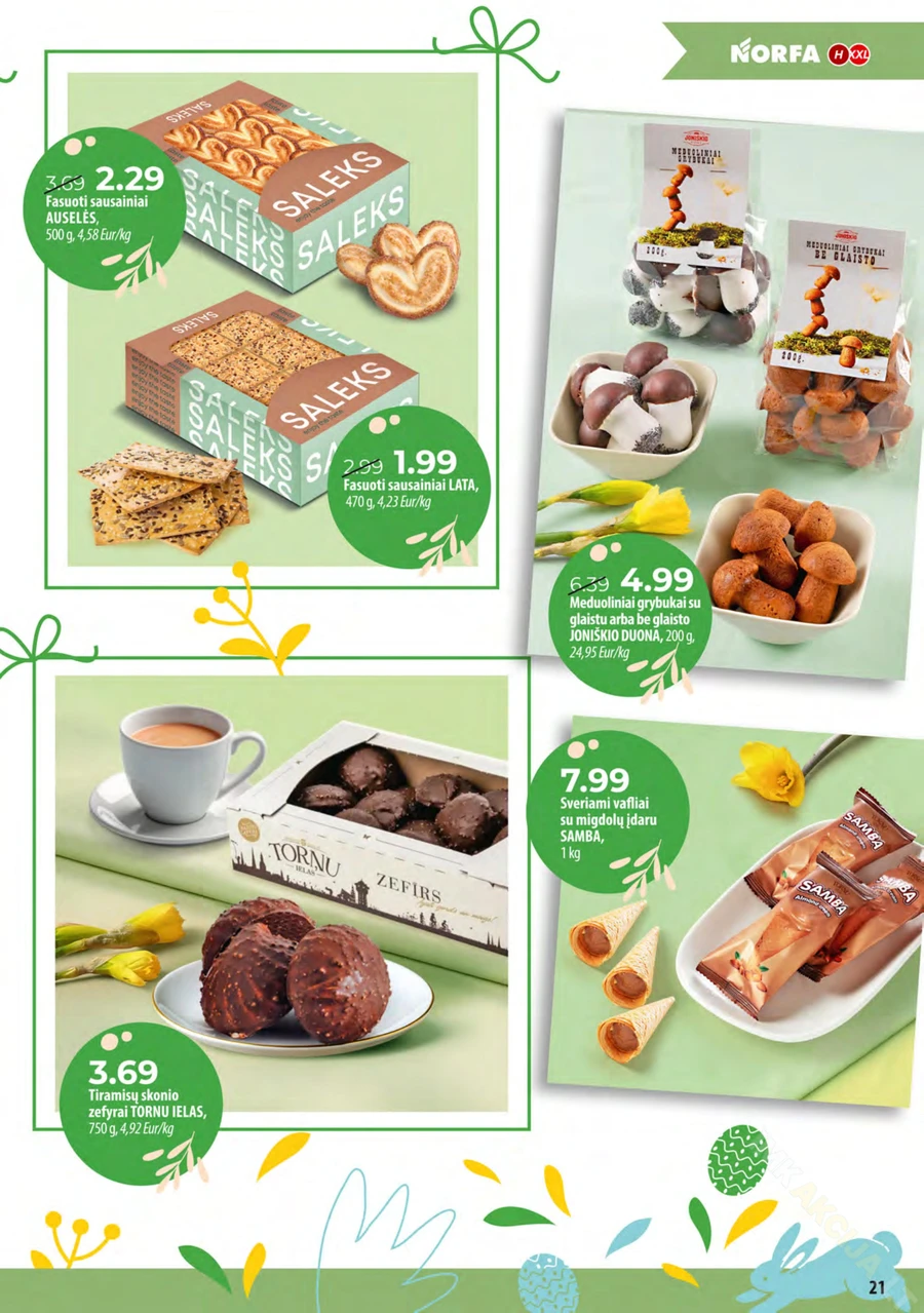 NORFA akcijų leidinys „Pavasaris švenčia!“ puslapis 21