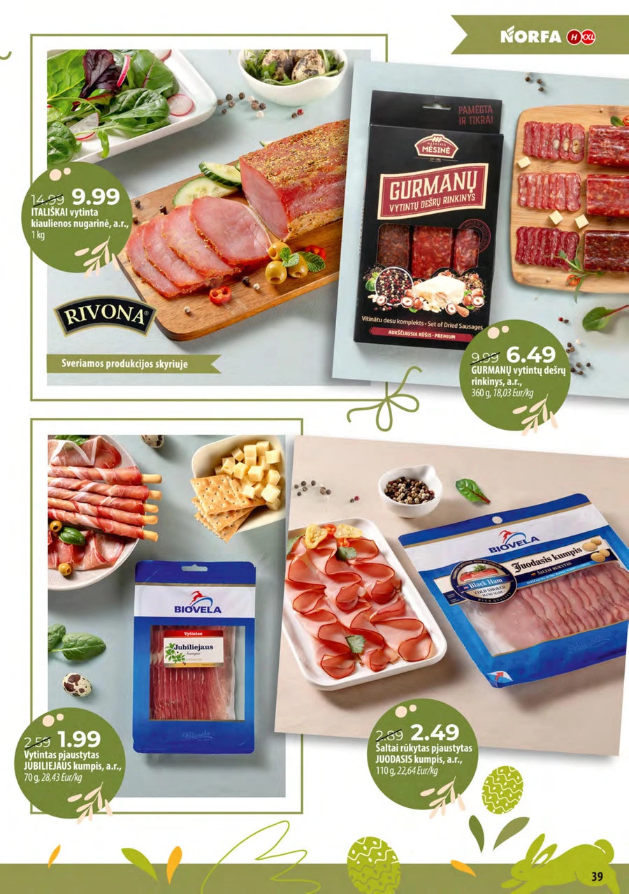 NORFA akcijų leidinys „Pavasaris švenčia!“ puslapis 39